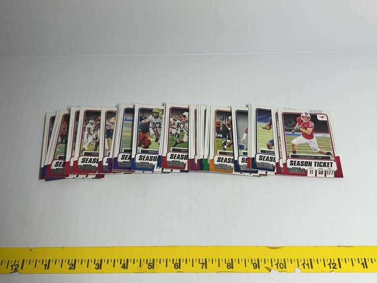 Assortment of Football Trading Cards