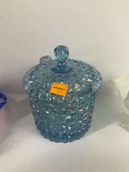 2 Fenton Baskets, 1 Fenton Candy Dish ( All 3 Pieces Damaged)