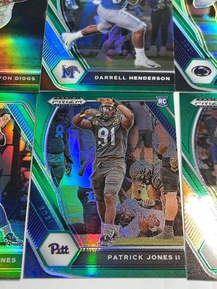 Assortment of College Football Trading Cards