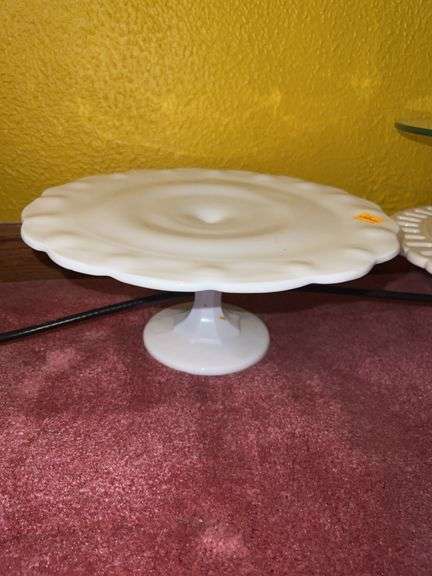 (4) Glass Cake Stands/Platters