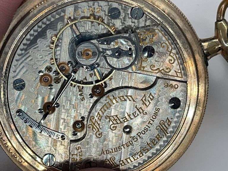 Hamilton 21 Jewel Pocket Watch