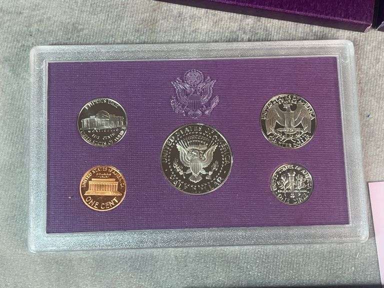1989, 1990, 1991 United States Proof Sets