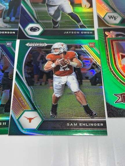 Assortment of College Football Trading Cards