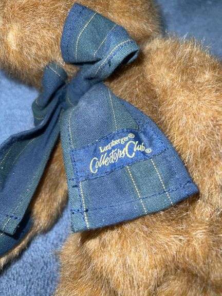 Longaberger Collectors Club 2003 Boyd Bear, Small Plush Rabbit, #1 Grandma Special Edition Boyd Bear
