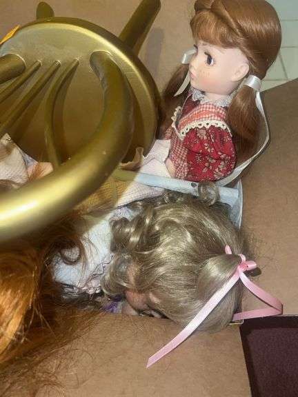 Assortment of Dolls and Accessories