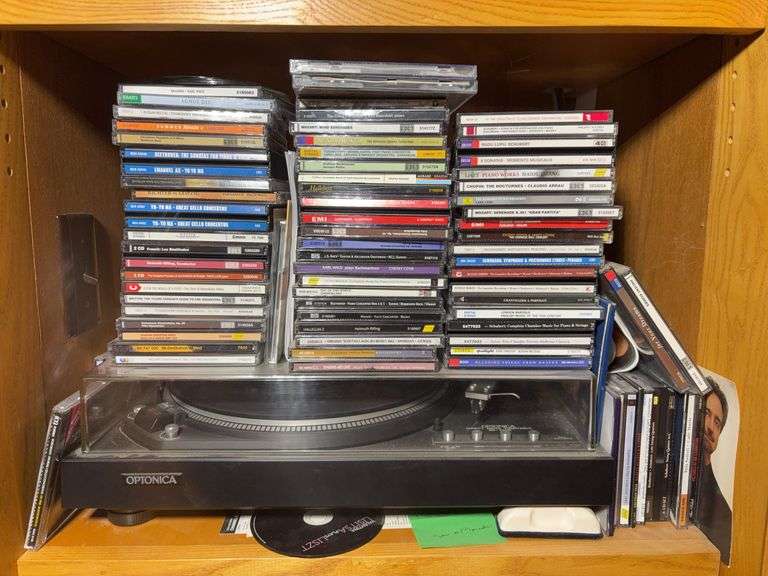 Optonica record player and CD’s