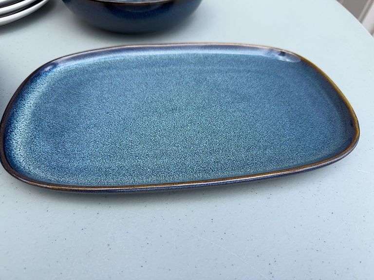 Reactive Glaze Stoneware Dinner Plates