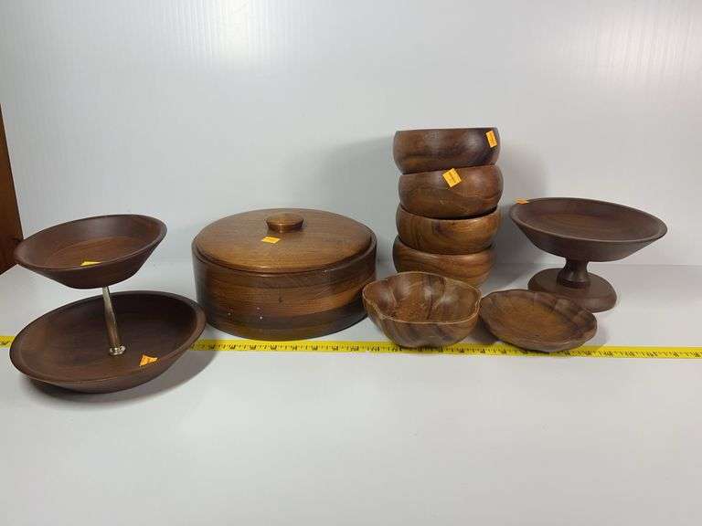 Assortment of Wooden Dishes