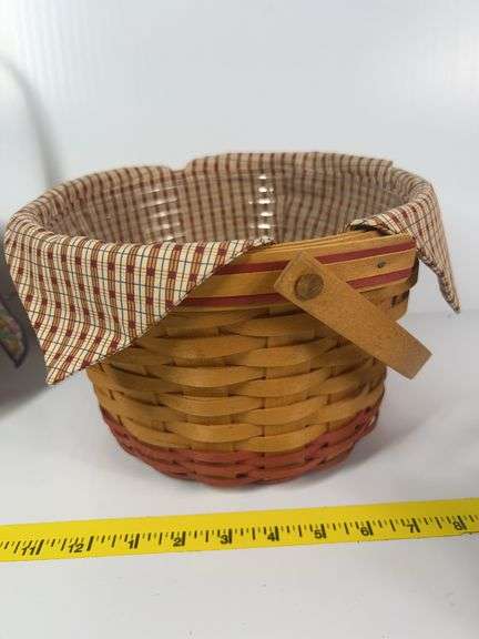Longaberger Happy Easter Basket, 1999 Longaberger Collectors Club Homestead Basket, Longaberger Smal