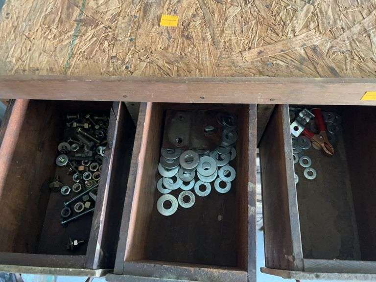Wooden Storage Bin with Hardware