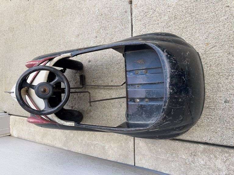 Steel Craft Dodgem Bumper Car and a Charlie Mckarthy Bergen Doll
