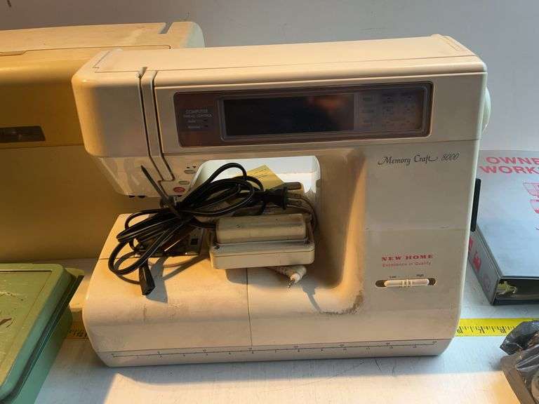 Memory Craft 8000 Sewing Machine with Accessories