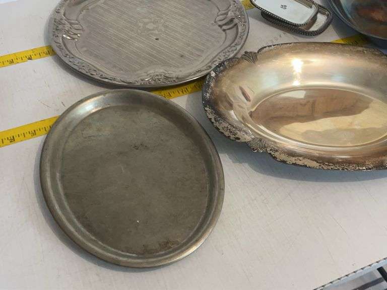 Stainless & Silver Plate Dishes
