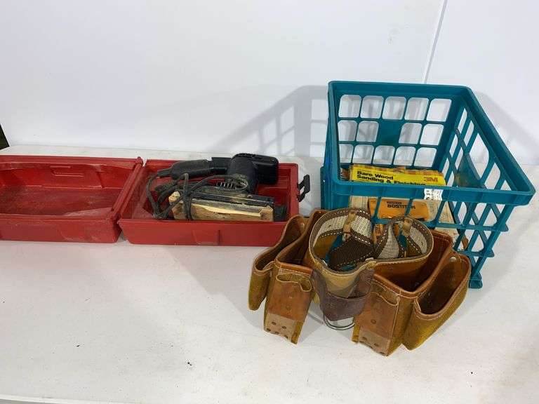 Sheet Sander ,Tool Pouch , Stanley Stapler