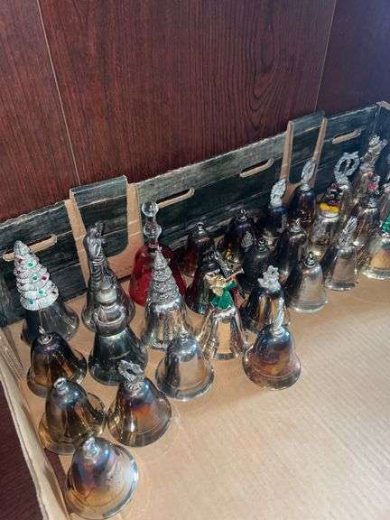 Assortment of Silver Plated Decorative Bells