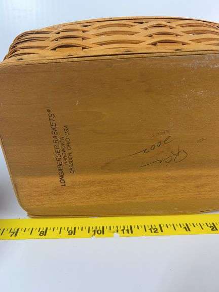 2000 Longaberger All American Sparkler Basket, Longaberger Tow Your Boat Basket, (2) Small Longaberg