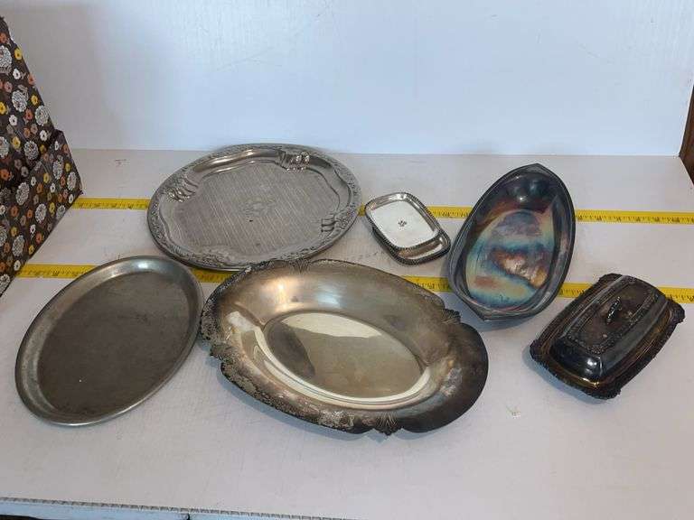 Stainless & Silver Plate Dishes