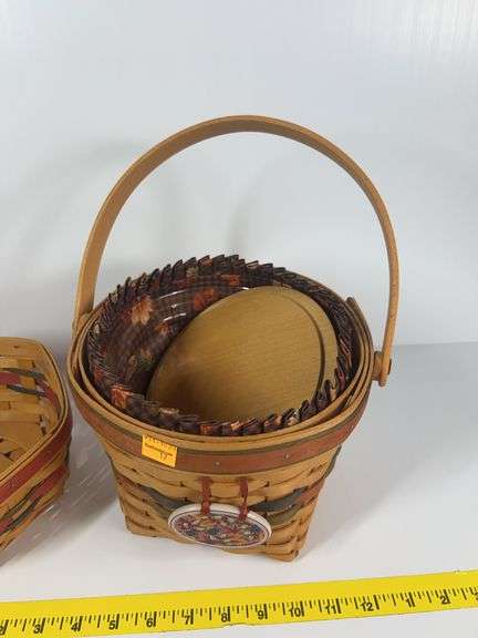 Longaberger Hostess Remembrance Basket, (2) Longaberger Baskets