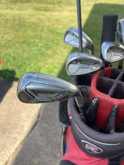 Top Flight Golf Bag and Clubs