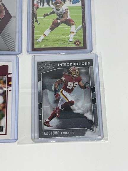 (6) Chase Young Football Trading Cards