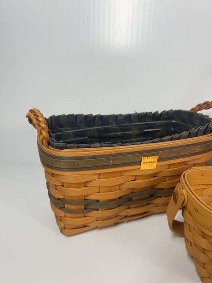 Longaberger Hope Basket, Sleigh Basket, Harvest Basket, Collectors Club Basket