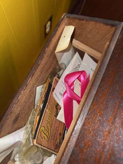 Sewing Stand with Contents, Sewing Box with Contents, Sewing Supplies
