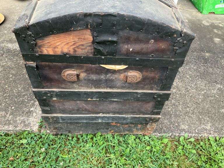 Vintage Trunk with Contents