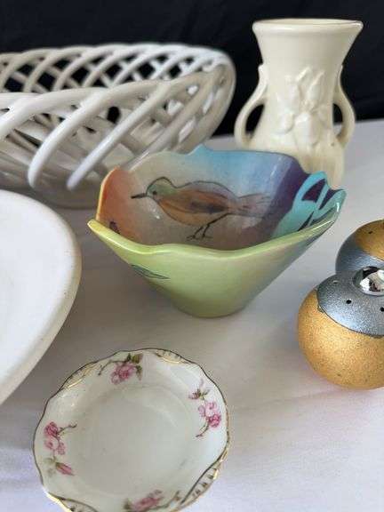(4) Lg Bowls, Pottery Mug, Teacup, Aalt and Pepper Shaker, and other Dishware