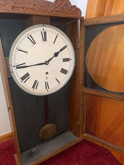 Made in USA Wind Up Clock with Key