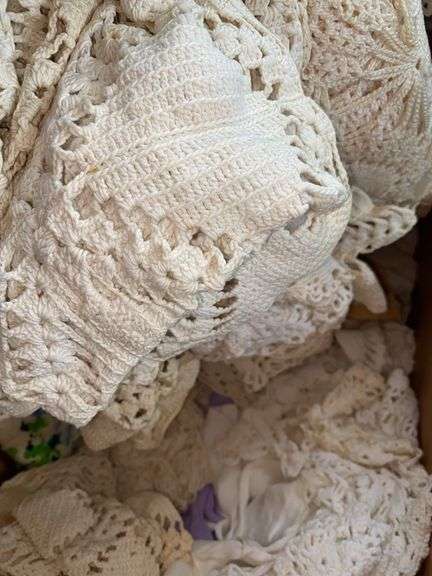 Box of Lace Linens
