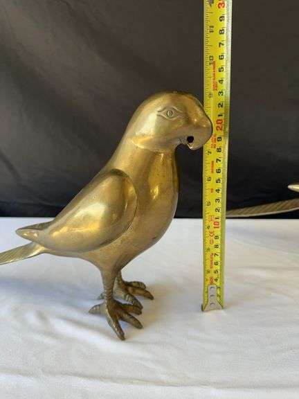 (2) Brass Birds