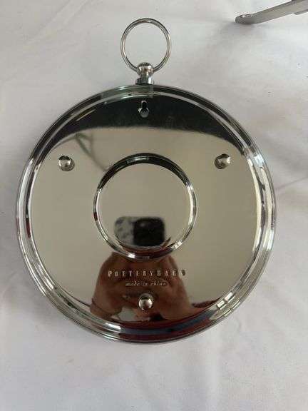 Pottery Barn Clock, Wax Warmer, Ronda Decor Plate, and other misc.
