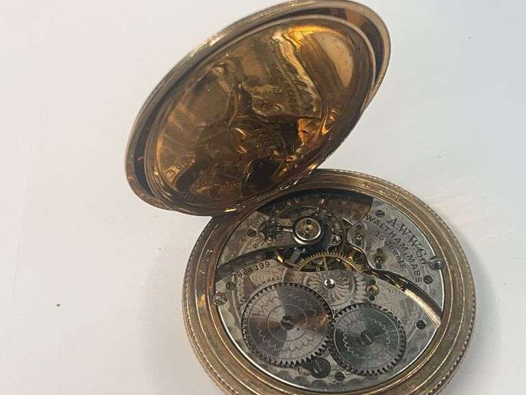 A.W.W. Co. Waltham 15 Jewel Pocket Watch