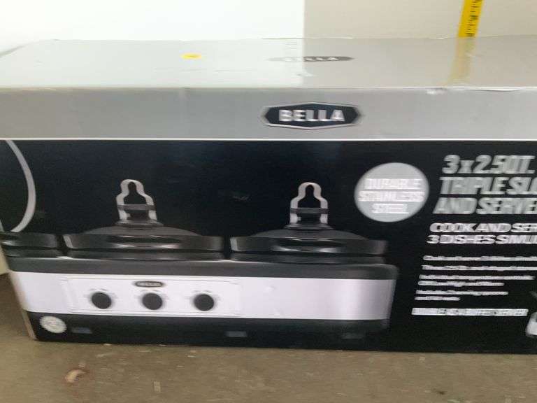 Bella Triple Slow Cooker and Server