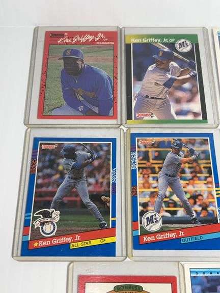 (8) Ken Griffey Jr. Trading Cards