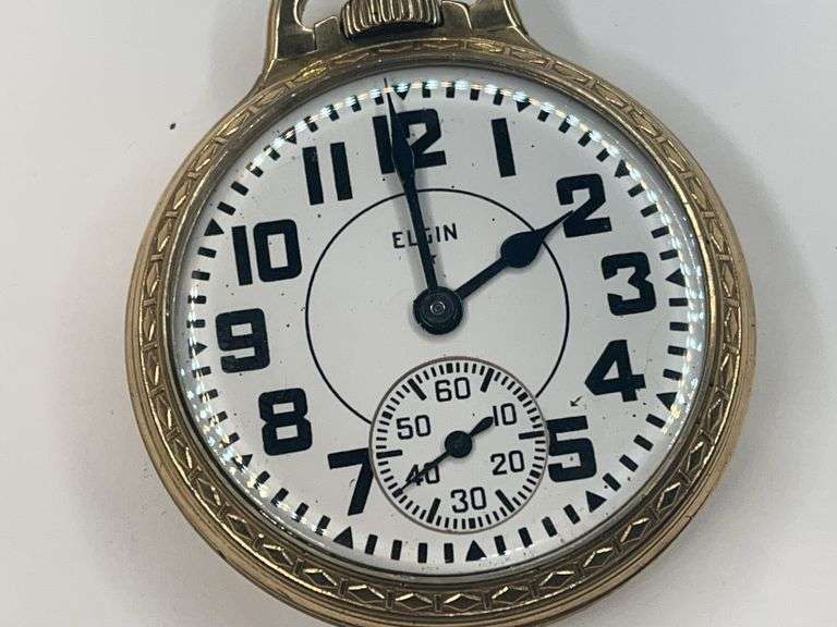 B.W. Raymond 21 Jewel Elgin Pocket Watch