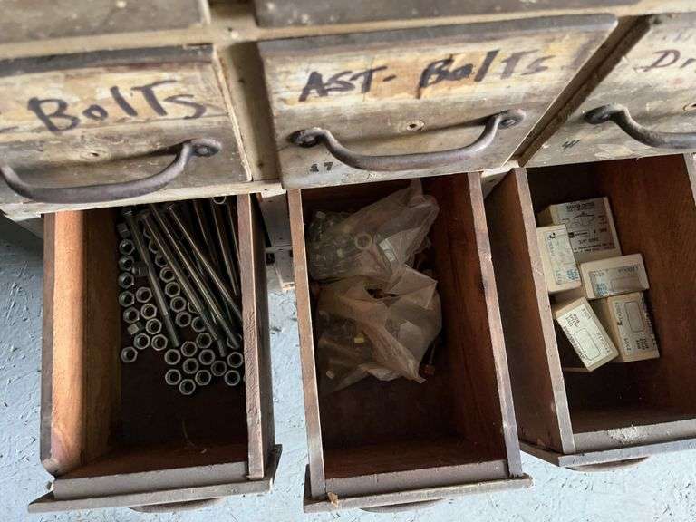 Wooden Storage Bin with Hardware