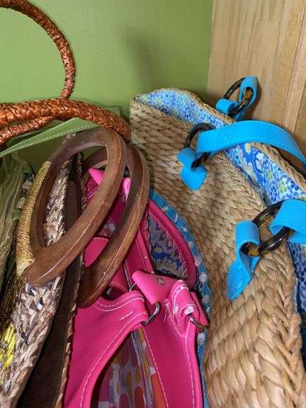 Assorted Woven Basket Purses