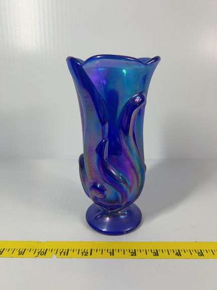 Fenton Iridescent Vase