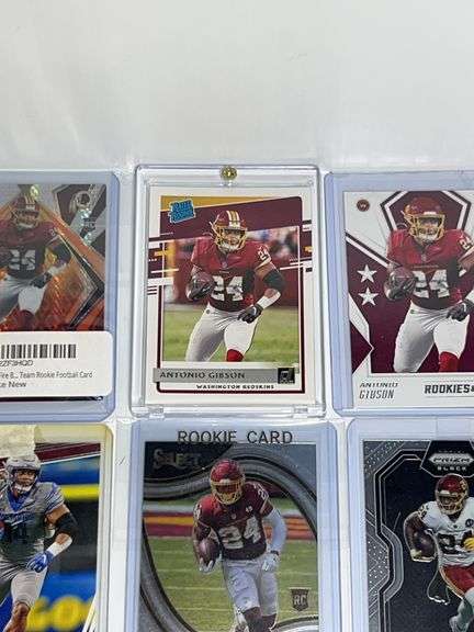 (7) Antonio Gibson Trading Cards
