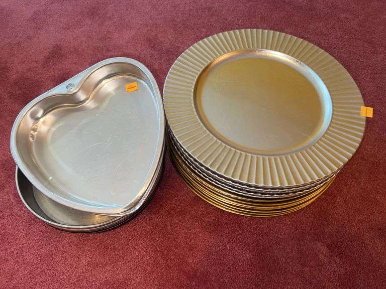 Assorted Plates and Cake Molds