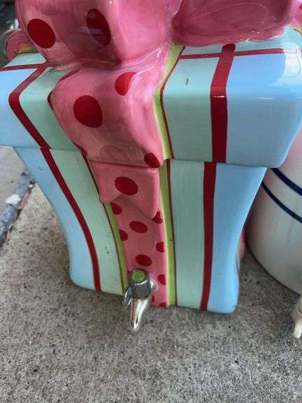 (2) Ceramic Drink Dispensers