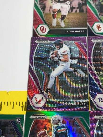 Assortment of College Football Trading Cards