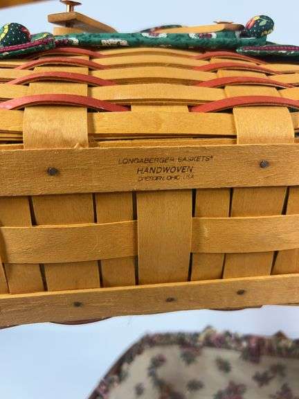 2000 Longaberger Woven Memories Basket, Longaberger Vintage Mother’s Day Basket, 2002 Longaberger Au