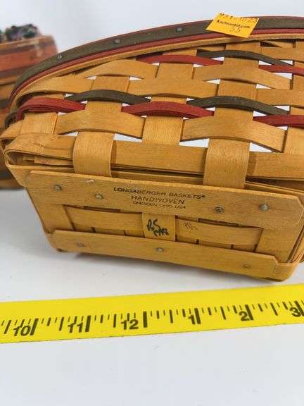 Longaberger Hope Basket, Sleigh Basket, Harvest Basket, Collectors Club Basket