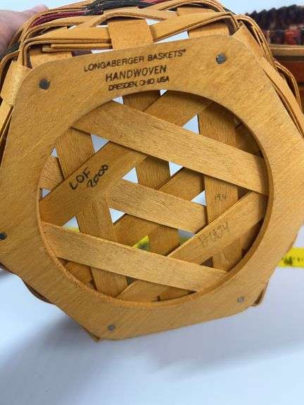 Longaberger Hostess Remembrance Basket, (2) Longaberger Baskets