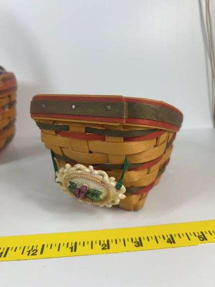 Longaberger Hope Basket, Sleigh Basket, Harvest Basket, Collectors Club Basket