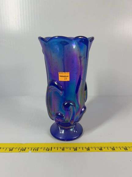 Fenton Iridescent Vase