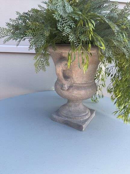 Flower Pot w/ Fake Plant