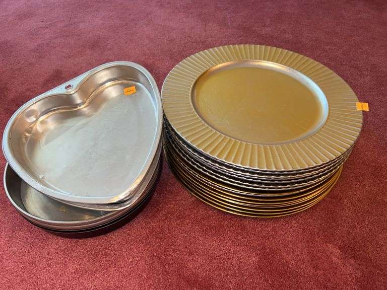 Assorted Plates and Cake Molds